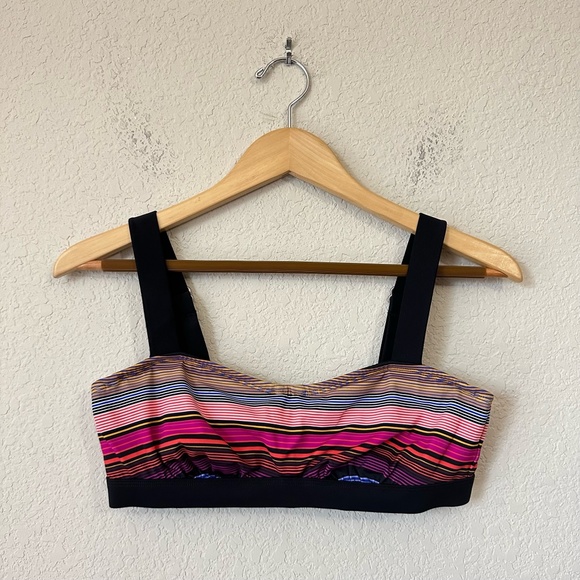 Athleta Other - ATHLETA Capri Striped Pura Bikini Top Multicolor